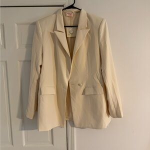 Showpo Classic Cream Blazer
